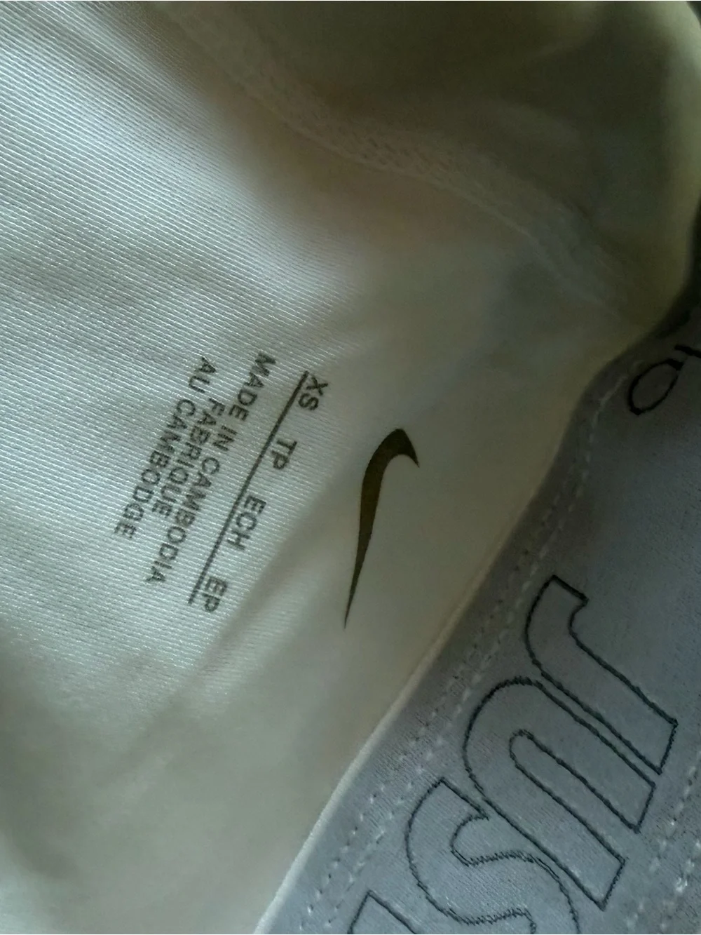 Nike White Women's Athletic Running Shorts with Drawstring